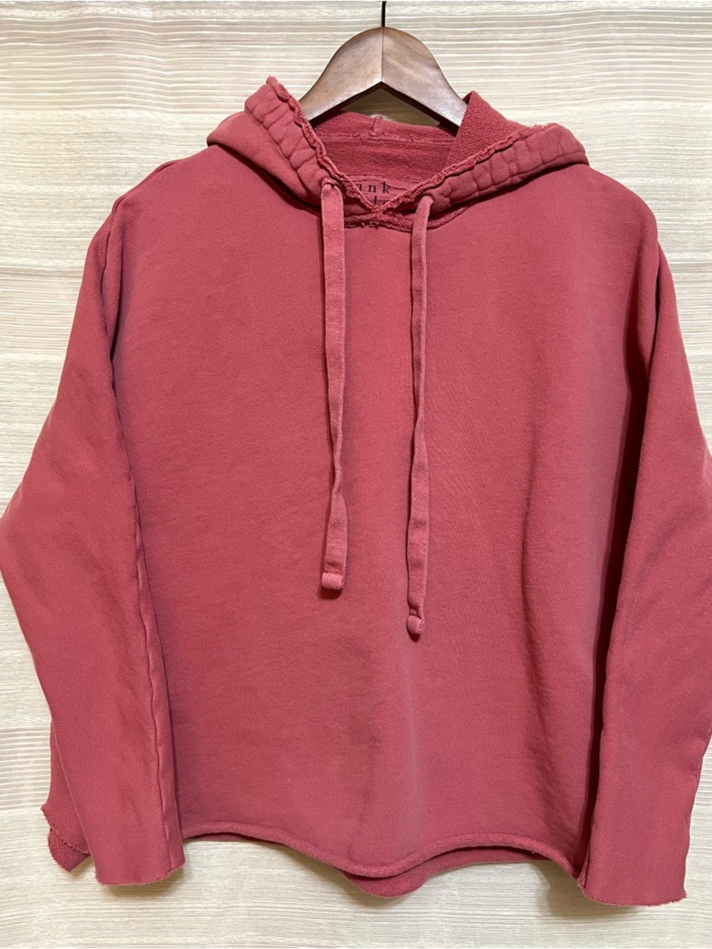 Frank & Eileen Tee Lab Kane Capelet Hoodie XS Spice Cotton Sweatshirt